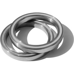 WFNKJTGO 2 vnt. korozijos atsparumas 316 Edelstahl Lager S6000 6001 6002 6003 6004 6005 6006 6007 6008 6009 6010ZZ 2RS(6010 50x80x16mm)