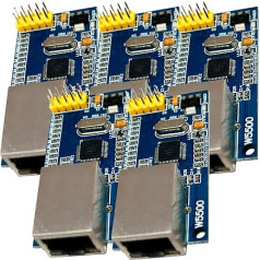 AZDelivery 5 x W5500 Ethernet tinklo interneto modulis, suderinamas su 
