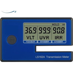 UV-Index-Messgerät Handheld-Fensterfolien-Transmissionsmessrät mit 1400 nm IR-Ablehnung UV-Blockierungsrate Sichtbare Lichtdurchlässigkeit LS162A
