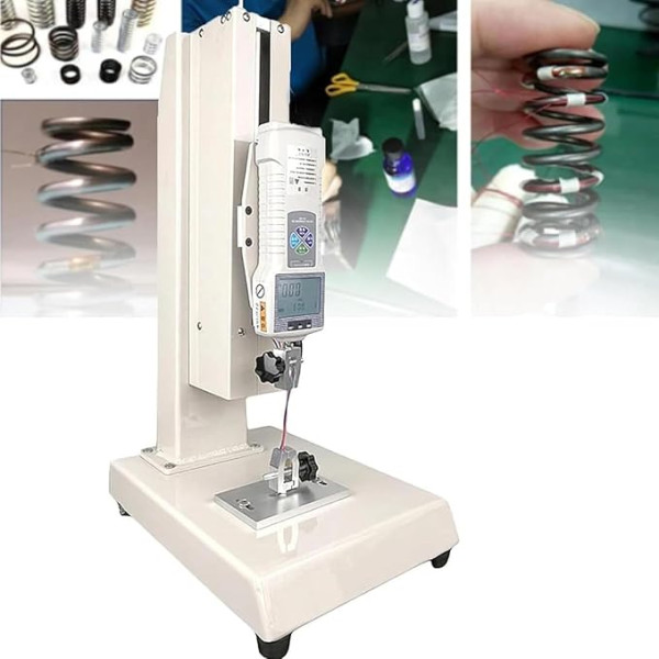 Digitaler Kraftprüfstand,10N-1000N Push-Pull-Messgerät,Hub 300 mm,Manueller Kraftmessständer,Handradbetrieben,Für Zug- Und Druckprüfung,20N