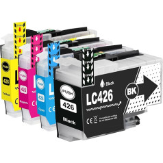 LAIPENG LC426 LC 426 LC-426VAL Kasetės suderinamos su Brother MFC-J4335DW MFC-J4340DW MFC-J4535DW MFC-J4540DW MFC-J4540DW MFC-J4540DWXL spausdintuvu LC-426BK LC-426C LC-426M LC-426Y 4 spalvų daugiafunkcinė pakuotė (4 pakuotės)