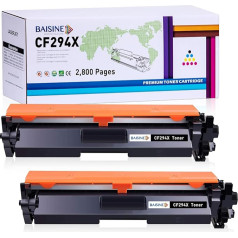 BAISINE CF294X toneris suderinamas su HP 94X CF294X CF294X CF294A juodos spalvos toneriu, skirtu HP Laserjet Pro M118dw, HP Laserjet Pro MFP M148fdw M148dw 2800 puslapių