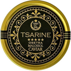 Juodųjų eršketų ikrai | Sibiro eršketai | Acipenser Baerii | Žuvų ikrai | Malossol ikrai | Juodieji ikrai | Prekės ženklas - TSARINE Caviar | Nemokamas skubus pristatymas (100g)