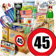 Specialus dovanų rinkinys / DDR produktai L / Gimtadienis 45 / Dovanų rinkinys moterims