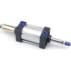 Pneumatik-Luftzylinder, Pneumatischer Zylinder mit magnetischem Doppel -Aluminis -Standardluftzylinder SCJ63X75-50-S SCJ63X200-50-S SCJ63X100-100-S für automatische Ausrüstung (Spalva : SCJ63X200-50-