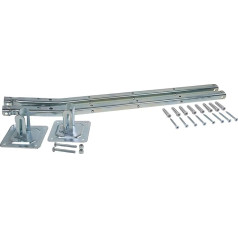 MOBILA CC2770125 Sulankstoma sieninė drabužių džiovyklė, taupanti erdvę, talpa 15 kg cinkuoto plieno, atspari rūdims 62 cm