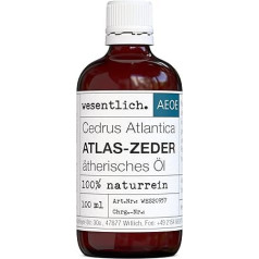 Atlaso kedrų aliejus - grynas eterinis aliejus iš wesentlich - 100 % natūralus, stikliniame buteliuke (100 ml)