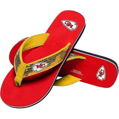 FOCO NFL Moterų blizgučių dirželis Flip Flops Sandalai