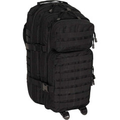 geo-versand Tech Molle kuprinė juoda 30 L Geocaching Vokietijos kariuomenės modulinė šturmo kuprinė