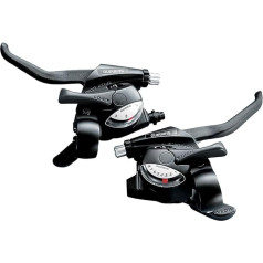 Kelionė Shimano SL-TX30 7R ir L (frikcinė) 2050 x 1800 mm Vidinė pavarų svirtis 600 x 600 x 300 mm Išorinė juoda