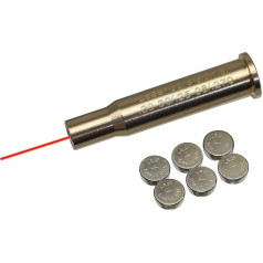bcla 223REM arba .30 30WIN, .7.62x39, .9 mm arba 8 mm šachtos taikiklis su raudonu tašku šachtoje