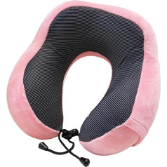 DKAIW Aeroplane Neck Pillow, kelioninė pagalvė, atminties putų, ergonomiška kaklo pagalvė, idealiai tinka kelionėms, lėktuvui, automobiliui, biurui, E, 27 x 25 x 14 cm