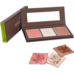 Double S Beauty - The Ultimate Face Palette für Damen, Bronzer, Highlighter und Rouge, Makiažas-iššviesintuvas, bronzantas, sudėtinė makiažo paletė