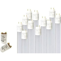25 x 150 cm LED vamzdis G13 T8 liuminescencinis vamzdis / 24 W neutralios baltos spalvos (4200 K) 2430 liumenų 270° spindulio kampas / 25 vnt. pradinė pakuotė / pieno baltumo dangtelis