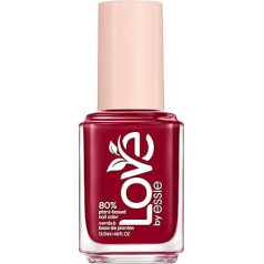 essie Ilgai išliekantis nagų lakas su kreminiu paviršiumi, trumpai džiūsta ir mažiau skilinėja, veganiška formulė, Love by essie, spalva: Nr. 120 i am the moment, vyno raudona, 1x 13,5 ml