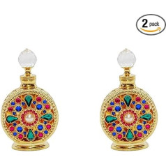 KEALLANS 2X Konzentriertes ParfüMöL für MäNner und Frauen, Bezauberndes ParfüM, Arabisches ParfüM, Retro-Luxus-Vintage-ParfüM mit Langanhaltendem Duft