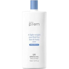 [Make P:REM] UV Defense Me Daily Sun Fluid SPF 50+ PA++++ 150 ml (atnaujinimas)