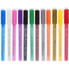 12 Stk Nagelkunststift Nagelschere Nagel-Kits Pediküre Nagelfeilen und Puffer nagellack stift nagellack-stift nailpen Nagelset werkzeug Stifte zum Malen von Nägeln Nagelstift pp VINTORKY