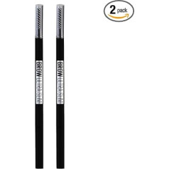 Maybelline New York Brow Ultra Slim pieštukas brandiems antakiams su KAM ir Ultrafina Colour Tip 006 Black Brown - 2 Cosmetics