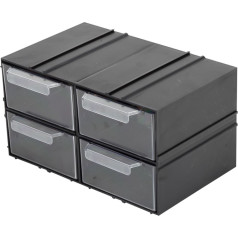 35804 Plastikinė spintelė su stalčiais PX 4 stalčiai