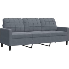Willood 3-vietė sofa-lovos fotelis Tamsiai pilka 180 cm Velvetas