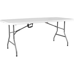 Home Vida Pradžia Nuolaidos Stalas, plastikinis, baltas, 72 x 70 x 152 cm