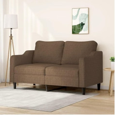 LAPOOH 359362 Dvivietė sofa, ruda, 140 cm, audinys, poilsio sofa, sofos ir kušetės, poilsio sofa, svetainės sofa