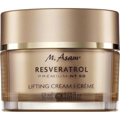 M. Asam Resveratrol Premium NT50 Lifting Cream (50 ml) - kremas nuo senėjimo su resveratroliu lygiai ir pastebimai pakeltai odai - hialurono kremas, veido priežiūra visiems odos tipams