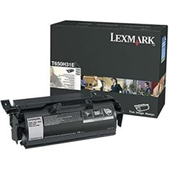 Lexmark T650H31E lazerinio tonerio kasetė, skirta T65* serijai - juoda