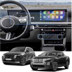 CDEFG Suderinama su Hyundai Tucson NX4 2025 Facelift Navigation Apsauginė plėvelė Oro kondicionierius 4H Atsparus įbrėžimams GPS ekrano apsauga Navigacinė plėvelė Tucson 2025 Priedai Pack of 4