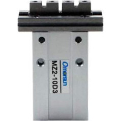 CALSUP Pneumatik-Luftzylinder, Eloxiertes Aluminium Parallel-Linearführung Air Gripper 10mm Bore MZ2-10D3 für automatische Ausrüstung