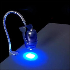 UV šviesos lempa, 100 W 405 nm 365 nm 395 nm UV-härtende UV-Lampe, Punktstrahler, 3D-Druck, Harz, Lötmaske, Leiterplattenkleber, grünes Öl,UV Lampe(1 UK)
