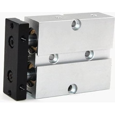 Pneumatik-Luftzylinder, Aluminiumlegierung Tn Typ Pneumatikzylinder 10mm 16mm 20mm 25 mm Bohrung 10/15 / 20/25/30/5/40/40/50/50/50/50/50/50/50/50/50/50/50/50/50/50mm Hubluftzylinder für automatische Ausrüstung(Stroke 3