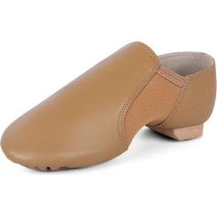 Asyusyu Džiazo batai Neo-Flex Slip On Minkšta PU odos džiazo batai Modern Split Sole šokių batai vaikams