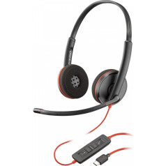 Poly Ausinės blackwire 3220 usb-a/c 8x228a6