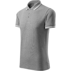 Urban M polo marškinėliai MLI-21912 tamsiai pilki melanžiniai / 3XL