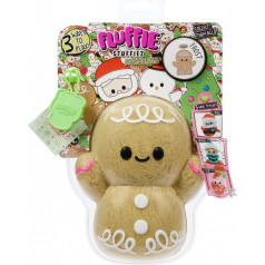 MGA Fluffie stuffiez mažas pliušinis talismanas, meduolis
