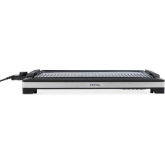 PT6244VDE 2-in-1 elektrinis grilis - dviguba neprideganti kepimo plokštė, 