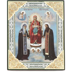 NKlaus Kijevo urvinio vienuolyno ikona 10 x 12 cm Stačiatikių Dievo Motinos atvaizdas 36305