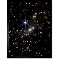 Artery8 Deep Field Picture Stars Thousands of Galaxies Įrėmintas atspaudas 30 x 40 cm