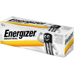 Visiškai naujas. Energizer pramoninė baterija ilgam laikui LR14 1,5 V C Ref 632049 [Pakuotė 12]