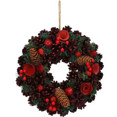 THUN - Roter Weihnachtskranz