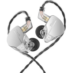 KINBOOFI KBEAR Flash Dual Drviers hibridinės ausinės į ausis, lengvos laidinės ausinės, triukšmą izoliuojantis ausinių monitorius su nuimamu 2 kontaktų kabeliu muzikantams, scenai