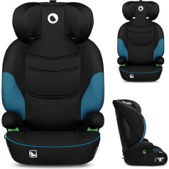 LIONELO LARS i-Size vaikiška automobilinė kėdutė 100-150 cm, 2 3 grupė, 10 laipsnių šoninė apsauga, galvos atramos reguliavimas, patogūs porankiai, nuimamas atlošas