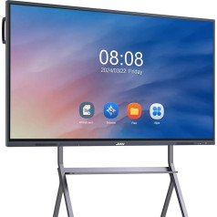 JAV interaktyvioji lenta, 55 colių 4K UHD skaitmeninė elektroninė lenta su dviguba sistema, 