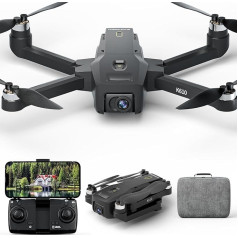 Dronas su 4K kamera, GPS dronas su SD kortele, bešepetėliniai varikliai, dronai su kamera suaugusiesiems, 4K, 5G WiFi perdavimas, GPS dronai 