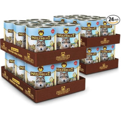Wolfsblut - Cold River - 24 x 800 g - Upėtakis - Šlapias maistas - Šunų maistas - Be grūdų