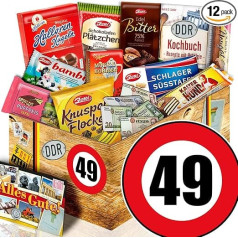 49-ojo gimtadienio dovana + dovanų dėžutė Rytų šokoladas + 49-asis gimtadienis