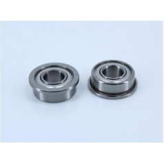 SUOFEILAIMU 10Pcs MF128ZZ Rillenkugellager ABEC-5 52100 Chromstahl Miniatur-Kugellager mit Flansch Größe 8 * 12 * 3,5 mm