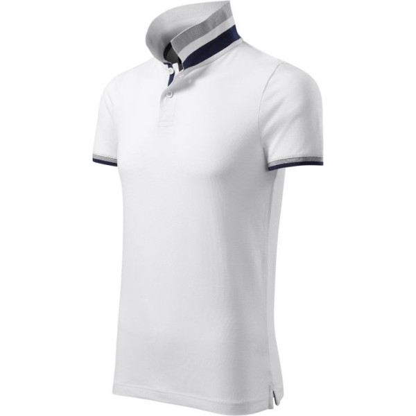 Apykaklė aukštyn M MLI-25600 balta / L polo marškinėliai